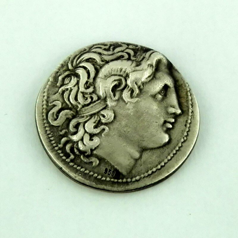 Alexander the Great, Ancient Greek silver coin, Ancient Greek Jewelry-Greek silver coins