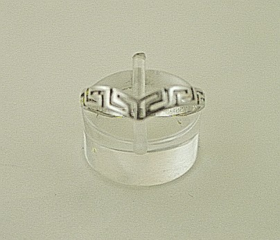 Greek Key gold ring - Greek Jewelry GKRI 1444