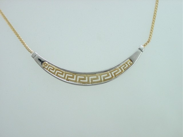 Greek Key necklaces-Meander necklace -Greek Jewelry-Greek key gold necklaces