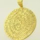 Phaistos disc pendant-Ancient Greek Gold Pendant-Phaistos Disc-Ancient Greek gold coin pendants-anpe 18