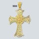 Byzantine Orthodox Filigree cross in 18K Gold, Greek Jewelry, Greek gold jewelry, Byzantine filigree Gold Crosses, Greek jewelry shop, Byzantine jewelry BYCR KA 3826
