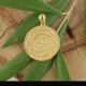 Phaistos disc pendant-Ancient Greek Gold Pendant-Phaistos Disc-Ancient Greek gold coin pendants-anpe 13