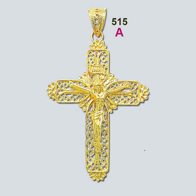 Byzantine - gold - crosses - Byzantine crosses - Greek - 18K gold - filigree crosses - Orthodox baptismal cross - Greek jewelry - Greek crosses - gold crosses