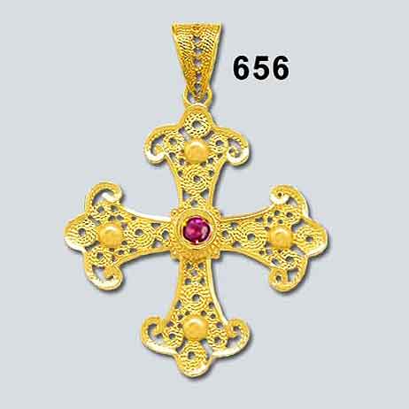 Byzantine gold cross, Greek jewelry, Jewelry from Greece, Greek jewelry shop, 18K gold, filigree crosses, Greek Orthodox baptismal cross