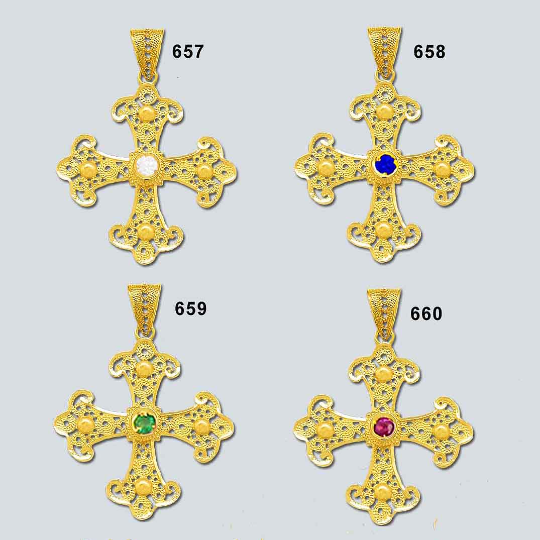Byzantine gold cross, Greek jewelry, Jewelry from Greece, Greek jewelry shop, 18K gold, filigree crosses, Greek Orthodox baptismal cross,