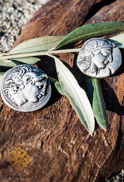 ancient Greek silver coins pendants -ancient Silver Coin Pendant greek coins pendants jewelry