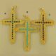 Byzantine Cross-Orthodox cross-Greek Jewelry-Baptism crosses-Gold Crosses-Greek Crosses- Greek Gold