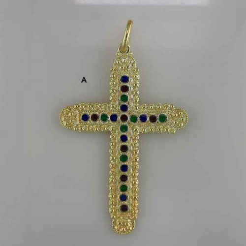 Byzantine Cross-Orthodox cross-Greek Jewelry-Baptism crosses-Gold Crosses-Greek Crosses- Greek Gold